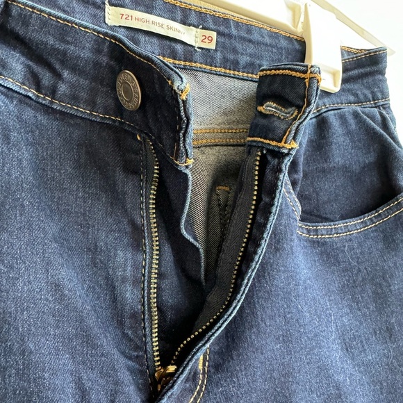 Levi’s 721 High Rise Skinny Denim Jeans Pants Size 29 - Picture 9 of 13